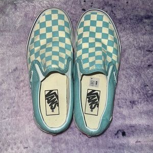 Checkerboard classic slip-on vans